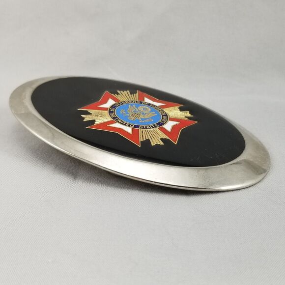 Vintage Belt Buckle Veterans Of Foreign Wars Of The United States - Picture 4 of 8